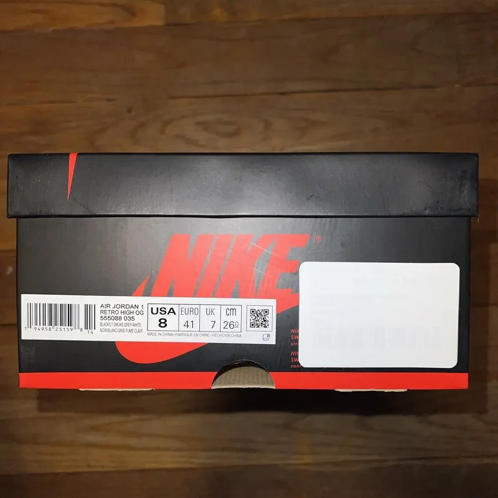 Nike Air Jordan 1 Retro OG High Shadow 2.0 Men Size 8/Women 9.5 NEW.NWB.DS.RARE